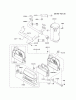 Kawasaki Motoren FA210V - AS02 bis FH641V - DS24 FH500V-BS36 - Kawasaki FH500V 4-Stroke Engine Ersatzteile AIR-FILTER/MUFFLER