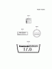 Kawasaki Motoren FA210V - AS02 bis FH641V - DS24 FH500V-BS02 - Kawasaki FH500V 4-Stroke Engine Ersatzteile LABEL