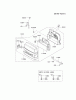 Kawasaki Motoren FA210V - AS02 bis FH641V - DS24 FH451V-DS05 - Kawasaki FH451V 4-Stroke Engine Ersatzteile AIR-FILTER/MUFFLER