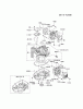 Kawasaki Motoren FA210V - AS02 bis FH641V - DS24 FH500V-CS10 - Kawasaki FH500V 4-Stroke Engine Ersatzteile CYLINDER/CRANKCASE