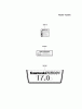 Kawasaki Motoren FA210V - AS02 bis FH641V - DS24 FH500V-BS24 - Kawasaki FH500V 4-Stroke Engine Ersatzteile LABEL