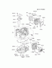 Kawasaki Motoren FA210V - AS02 bis FH641V - DS24 FH541V-AS42 - Kawasaki FH541V 4-Stroke Engine Ersatzteile CYLINDER/CRANKCASE