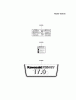 Kawasaki Motoren FA210V - AS02 bis FH641V - DS24 FH541V-BS04 - Kawasaki FH541V 4-Stroke Engine Ersatzteile LABEL