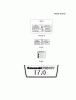 Kawasaki Motoren FA210V - AS02 bis FH641V - DS24 FH541V-BS06 - Kawasaki FH541V 4-Stroke Engine Ersatzteile LABEL