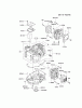 Kawasaki Motoren FA210V - AS02 bis FH641V - DS24 FH541V-AS10 - Kawasaki FH541V 4-Stroke Engine Ersatzteile CYLINDER/CRANKCASE