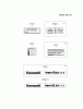 Kawasaki Motoren FA210V - AS02 bis FH641V - DS24 FH541V-AS44 - Kawasaki FH541V 4-Stroke Engine Ersatzteile LABEL