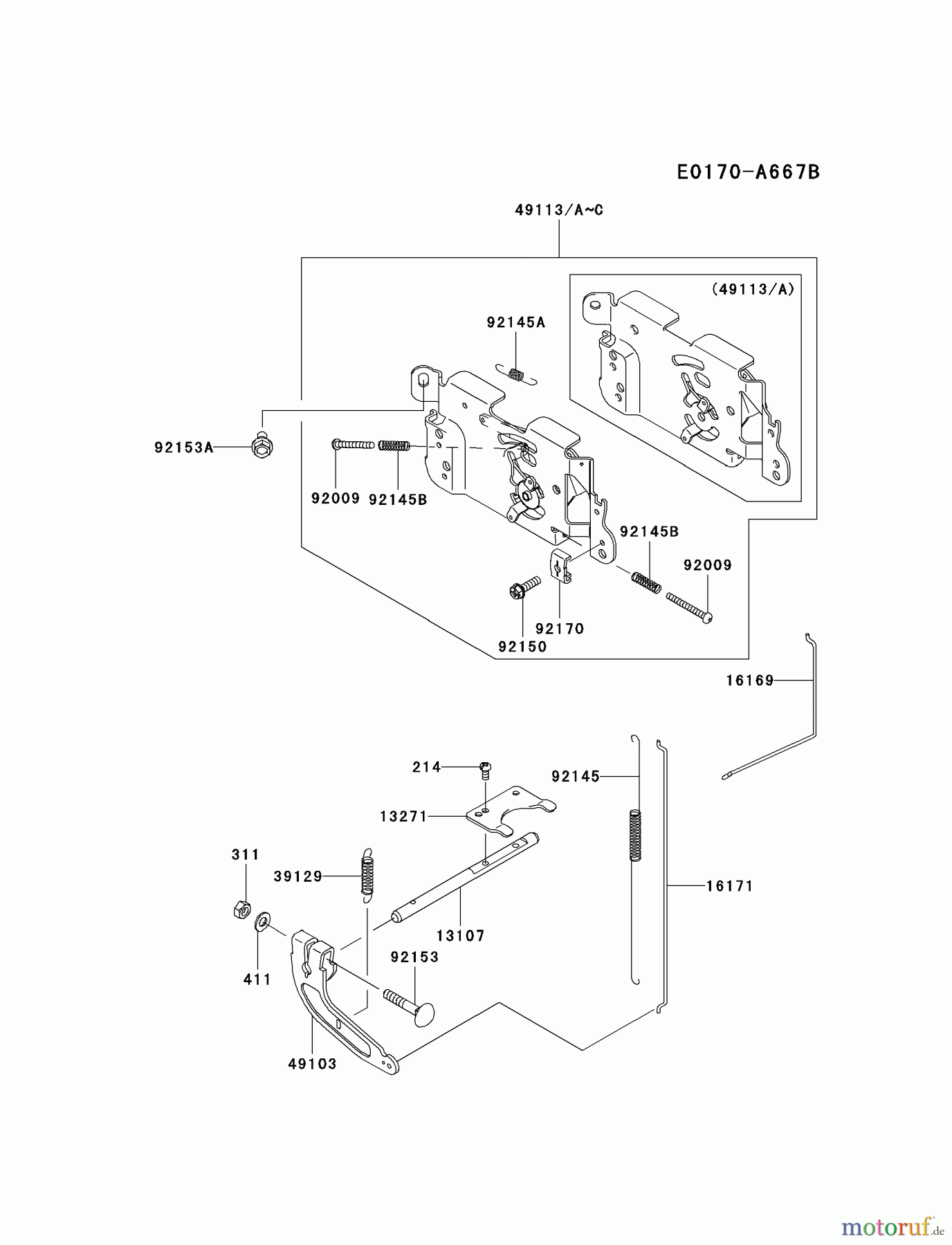  Kawasaki Motoren Motoren Vertikal FA210V - AS02 bis FH641V - DS24 FH541V-AS43 - Kawasaki FH541V 4-Stroke Engine CONTROL-EQUIPMENT