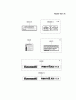 Kawasaki Motoren FA210V - AS02 bis FH641V - DS24 FH541V-BS45 - Kawasaki FH541V 4-Stroke Engine Ersatzteile LABEL