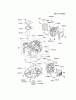 Kawasaki Motoren FA210V - AS02 bis FH641V - DS24 FH541V-CW04 - Kawasaki FH541V 4-Stroke Engine Ersatzteile CYLINDER/CRANKCASE