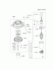 Kawasaki Motoren FA210V - AS02 bis FH641V - DS24 FH541V-DS33 - Kawasaki FH541V 4-Stroke Engine Ersatzteile STARTER(~FH541-A98246)