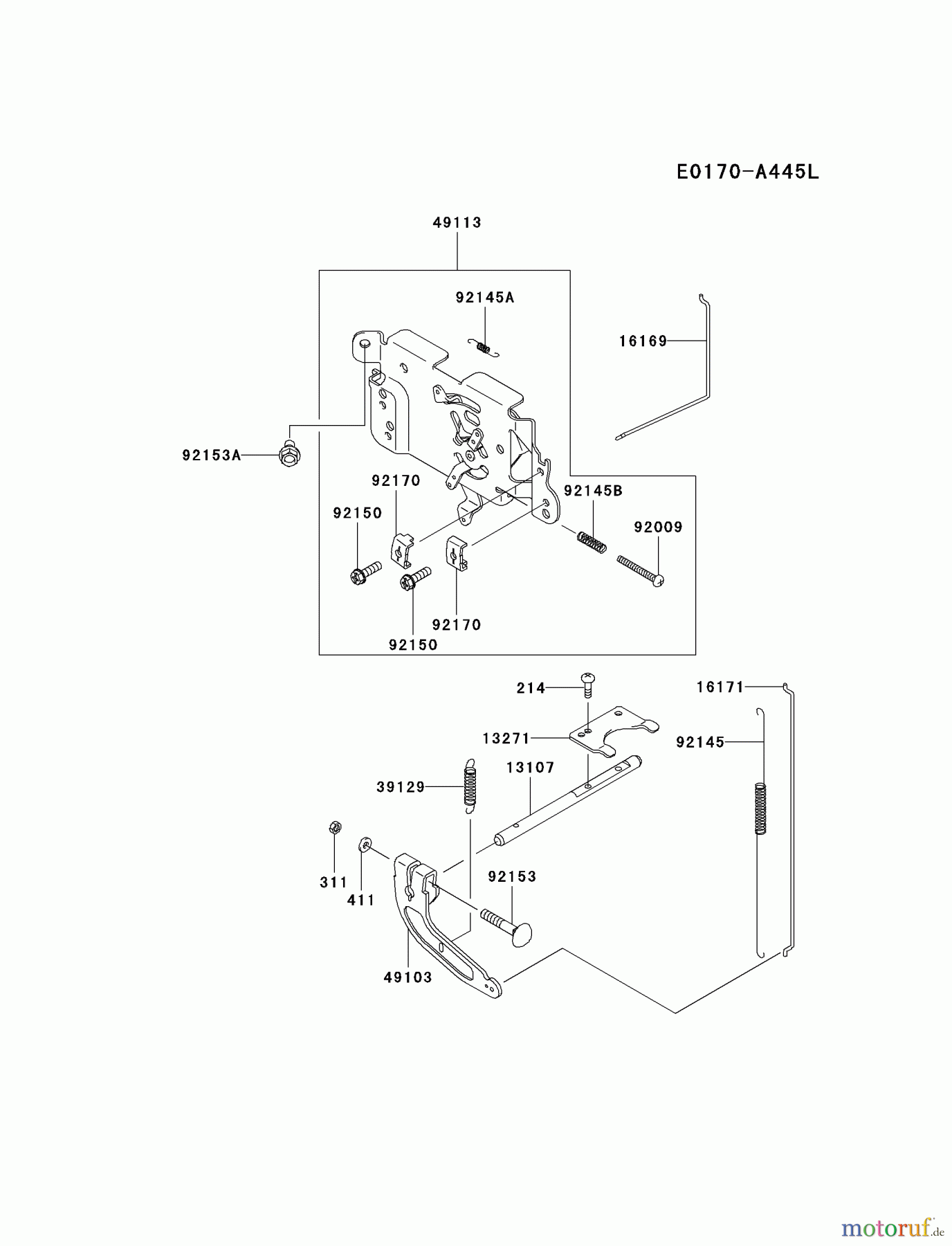  Kawasaki Motoren Motoren Vertikal FA210V - AS02 bis FH641V - DS24 FH580V-AS43 - Kawasaki FH580V 4-Stroke Engine CONTROL-EQUIPMENT