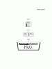 Kawasaki Motoren FA210V - AS02 bis FH641V - DS24 FH580V-BS11 - Kawasaki FH580V 4-Stroke Engine Ersatzteile LABEL