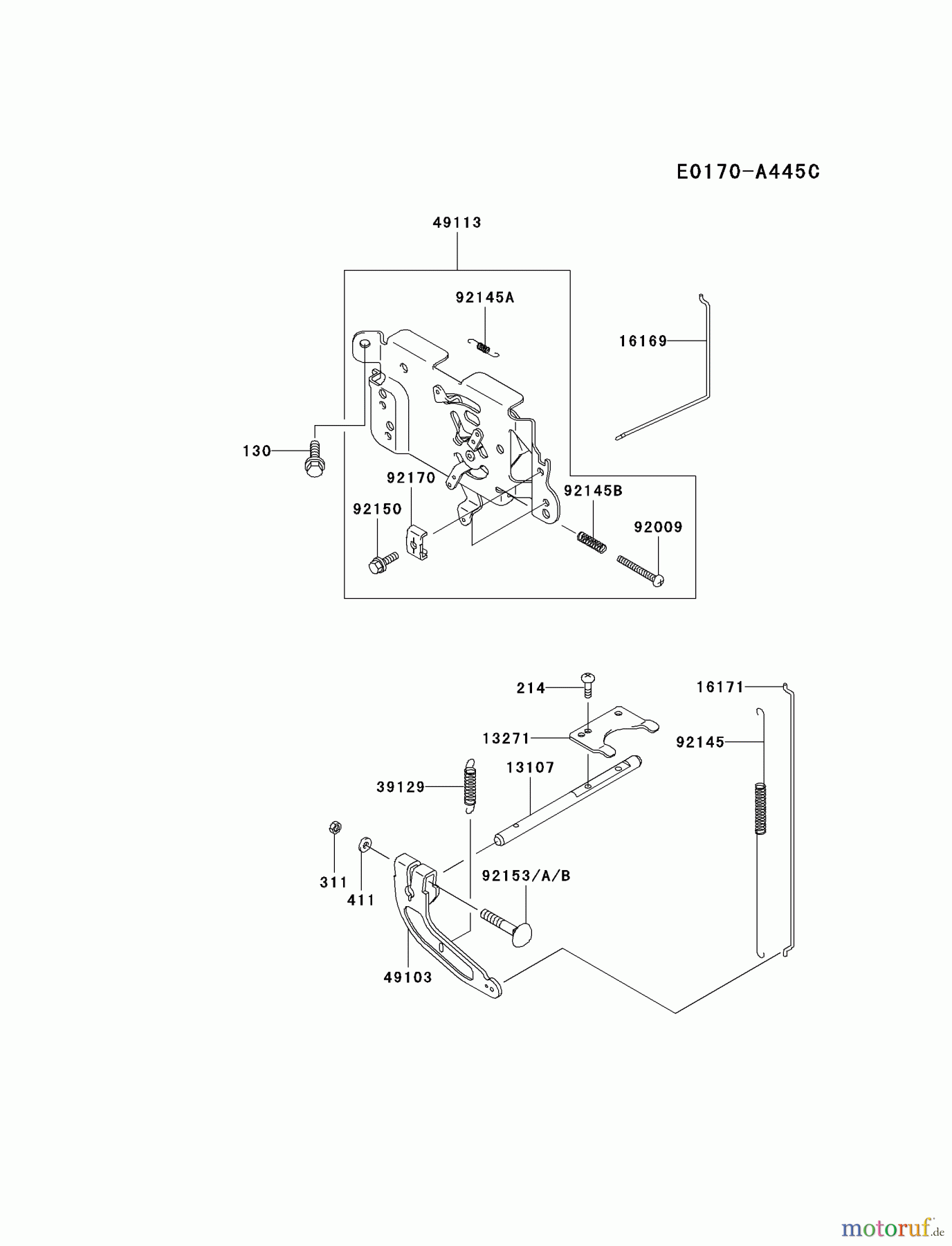  Kawasaki Motoren Motoren Vertikal FA210V - AS02 bis FH641V - DS24 FH541V-AS06 - Kawasaki FH541V 4-Stroke Engine CONTROL-EQUIPMENT