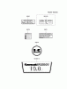 Kawasaki Motoren FA210V - AS02 bis FH641V - DS24 FH580V-CS17 - Kawasaki FH580V 4-Stroke Engine Ersatzteile LABEL