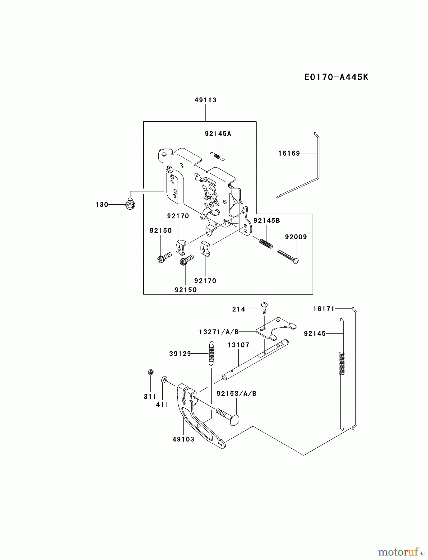  Kawasaki Motoren Motoren Vertikal FA210V - AS02 bis FH641V - DS24 FH580V-CS24 - Kawasaki FH580V 4-Stroke Engine CONTROL-EQUIPMENT