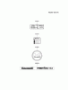 Kawasaki Motoren FA210V - AS02 bis FH641V - DS24 FH580V-BS22 - Kawasaki FH580V 4-Stroke Engine Ersatzteile LABEL