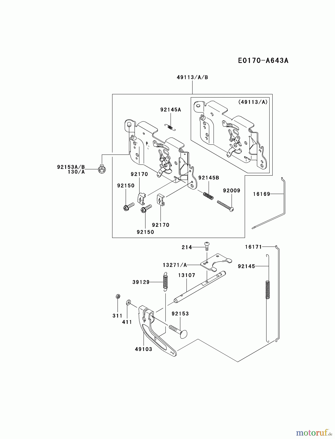  Kawasaki Motoren Motoren Vertikal FA210V - AS02 bis FH641V - DS24 FH580V-BS37 - Kawasaki FH580V 4-Stroke Engine CONTROL-EQUIPMENT