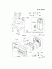 Kawasaki Motoren FA210V - AS02 bis FH641V - DS24 FH580V-DS01 - Kawasaki FH580V 4-Stroke Engine Ersatzteile AIR-FILTER/MUFFLER