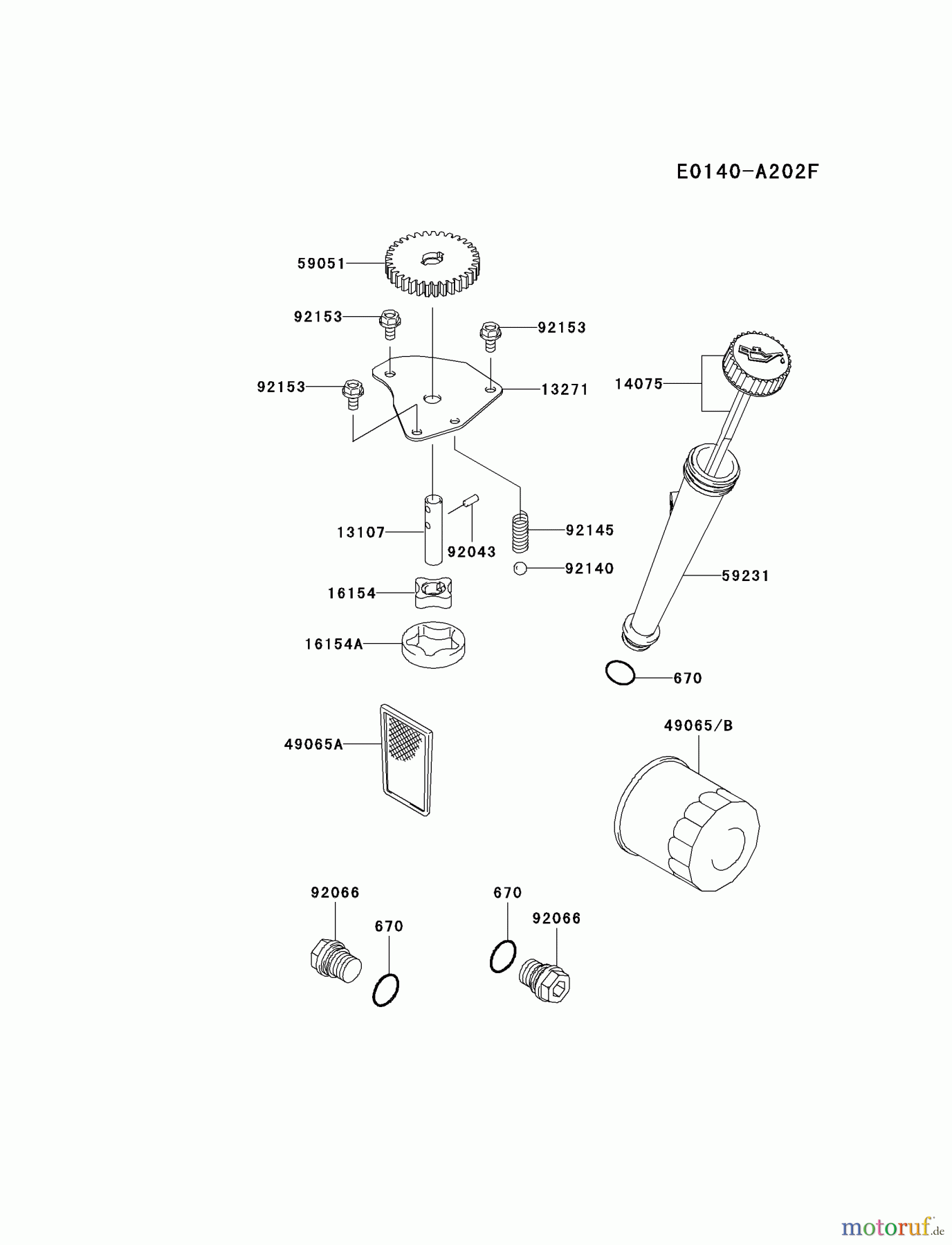  Kawasaki Motoren Motoren Vertikal FA210V - AS02 bis FH641V - DS24 FH541V-ES21 - Kawasaki FH541V 4-Stroke Engine LUBRICATION-EQUIPMENT