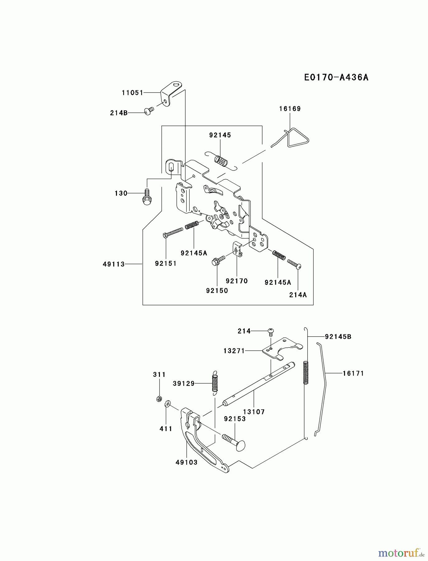  Kawasaki Motoren Motoren Vertikal FA210V - AS02 bis FH641V - DS24 FH601V-AS27 - Kawasaki FH601V 4-Stroke Engine CONTROL-EQUIPMENT