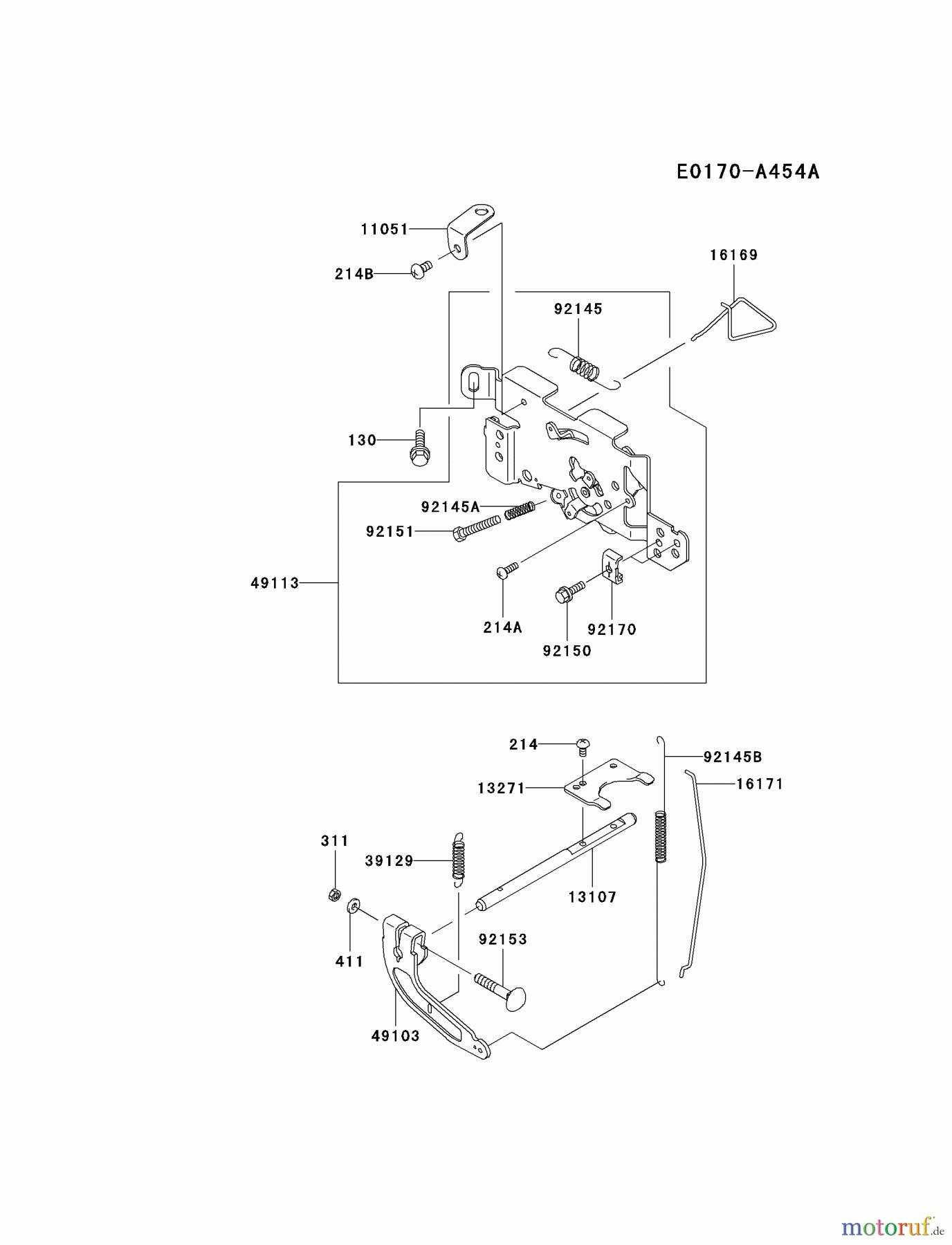  Kawasaki Motoren Motoren Vertikal FA210V - AS02 bis FH641V - DS24 FH601V-AS17 - Kawasaki FH601V 4-Stroke Engine CONTROL-EQUIPMENT