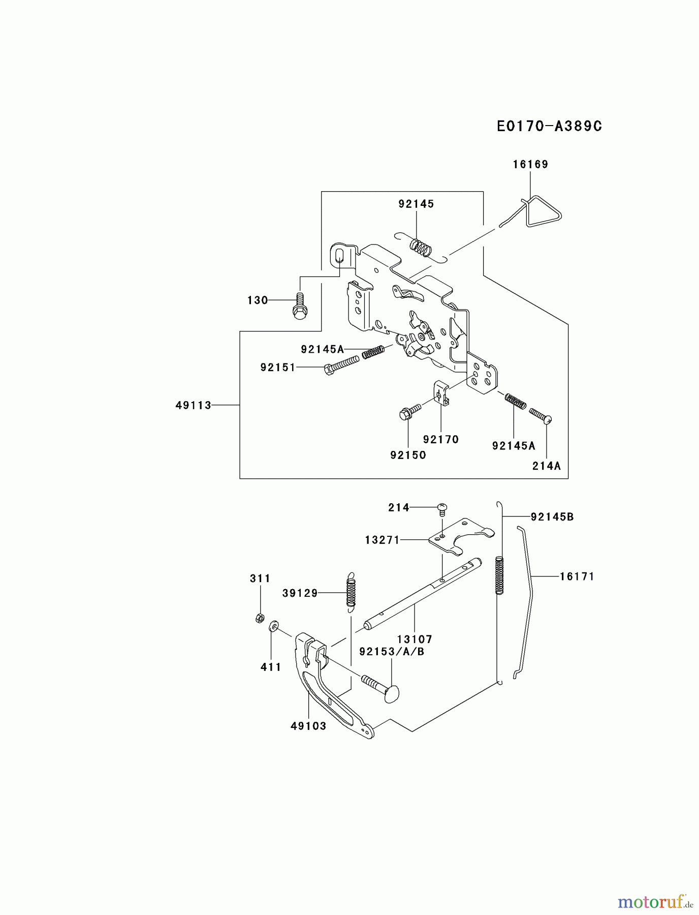  Kawasaki Motoren Motoren Vertikal FA210V - AS02 bis FH641V - DS24 FH601V-BS27 - Kawasaki FH601V 4-Stroke Engine CONTROL-EQUIPMENT