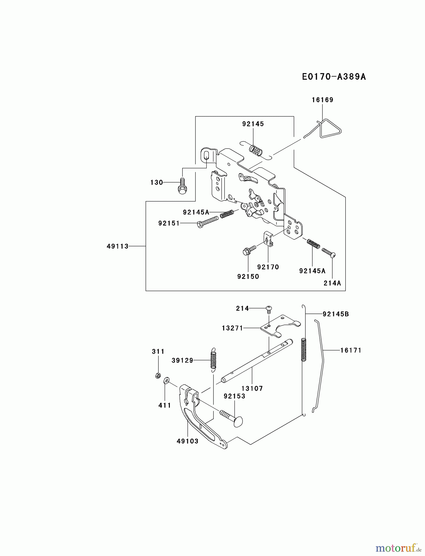  Kawasaki Motoren Motoren Vertikal FA210V - AS02 bis FH641V - DS24 FH601V-ES08 - Kawasaki FH601V 4-Stroke Engine CONTROL-EQUIPMENT