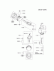 Kawasaki Motoren FH641V - DS25 bis FS481V - BS13 FH680V-CS29 - Kawasaki FH680V 4-Stroke Engine Ersatzteile PISTON/CRANKSHAFT