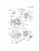 Kawasaki Motoren FA210V - AS02 bis FH641V - DS24 FH641V-CW05 - Kawasaki FH641V 4-Stroke Engine Ersatzteile CYLINDER/CRANKCASE