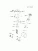 Kawasaki Motoren FH641V - DS25 bis FS481V - BS13 FH680V-DS28 - Kawasaki FH680V 4-Stroke Engine Ersatzteile LUBRICATION-EQUIPMENT