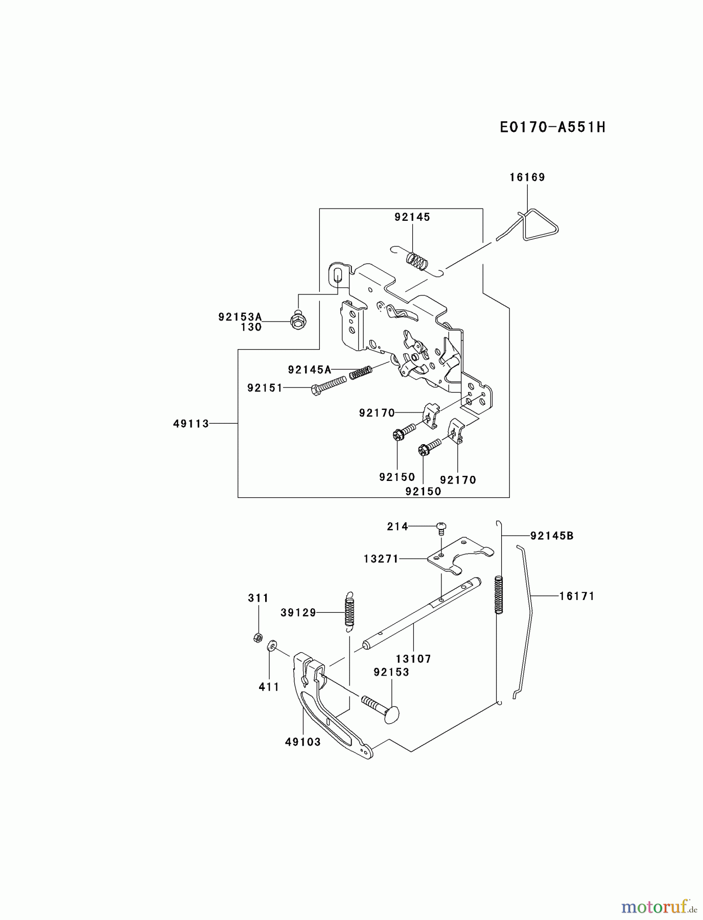  Kawasaki Motoren Motoren Vertikal FH641V - DS25 bis FS481V - BS13 FH680V-DS25 - Kawasaki FH680V 4-Stroke Engine CONTROL-EQUIPMENT