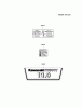 Kawasaki Motoren FA210V - AS02 bis FH641V - DS24 FH601V-ES11 - Kawasaki FH601V 4-Stroke Engine Ersatzteile LABEL