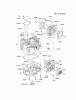 Kawasaki Motoren FH641V - DS25 bis FS481V - BS13 FH680V-AS26 - Kawasaki FH680V 4-Stroke Engine Ersatzteile CYLINDER/CRANKCASE