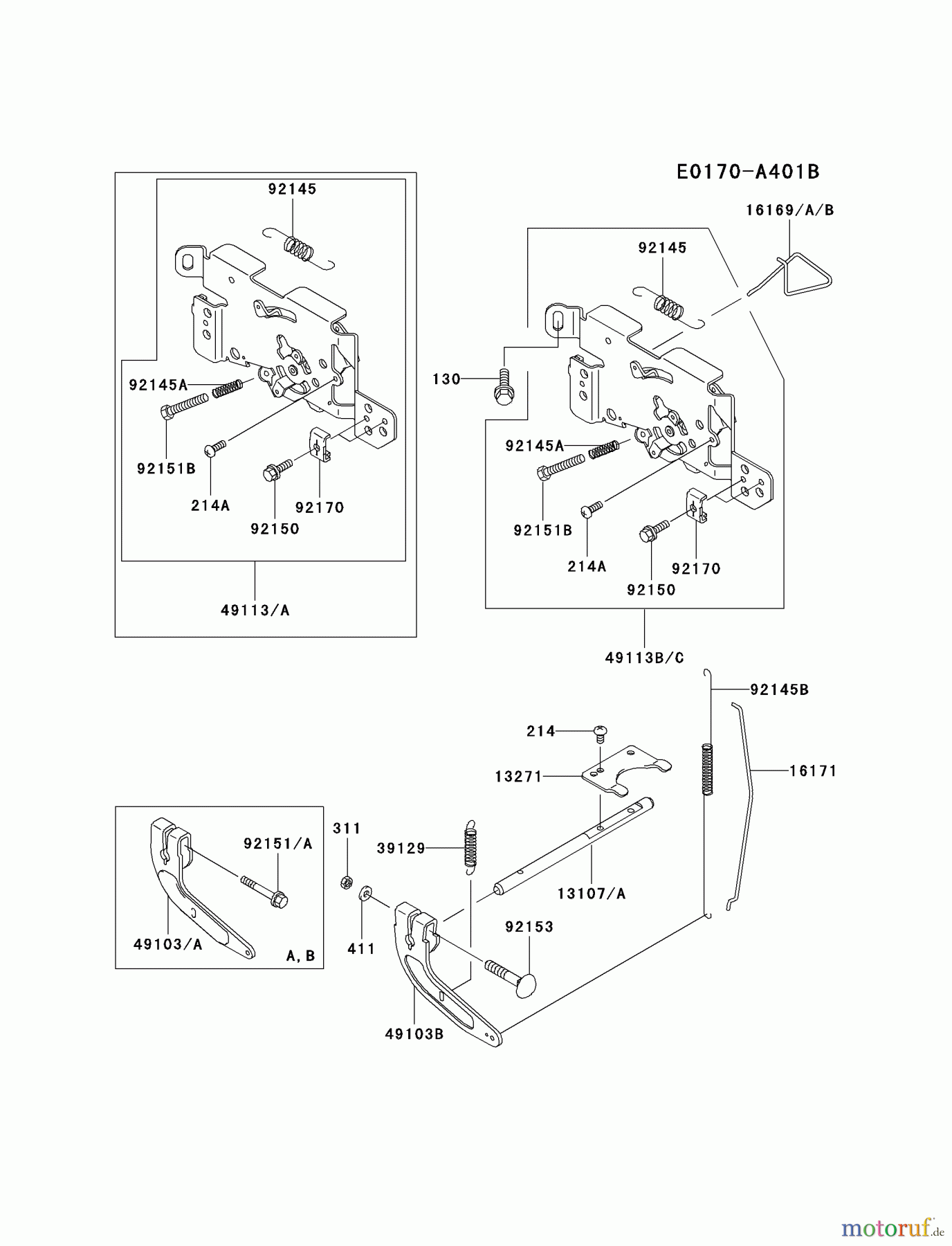  Kawasaki Motoren Motoren Vertikal FA210V - AS02 bis FH641V - DS24 FH641V-AS09 - Kawasaki FH641V 4-Stroke Engine CONTROL-EQUIPMENT