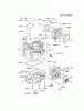 Kawasaki Motoren FA210V - AS02 bis FH641V - DS24 FH641V-CS25 - Kawasaki FH641V 4-Stroke Engine Ersatzteile CYLINDER/CRANKCASE