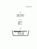 Kawasaki Motoren FA210V - AS02 bis FH641V - DS24 FH641V-AW04 - Kawasaki FH641V 4-Stroke Engine Ersatzteile LABEL