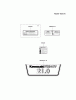 Kawasaki Motoren FA210V - AS02 bis FH641V - DS24 FH641V-BS33 - Kawasaki FH641V 4-Stroke Engine Ersatzteile LABEL