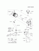 Kawasaki Motoren FH641V - DS25 bis FS481V - BS13 FH680V-AS28 - Kawasaki FH680V 4-Stroke Engine Ersatzteile AIR-FILTER/MUFFLER