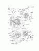 Kawasaki Motoren FH641V - DS25 bis FS481V - BS13 FH680V-DS25 - Kawasaki FH680V 4-Stroke Engine Ersatzteile CYLINDER/CRANKCASE