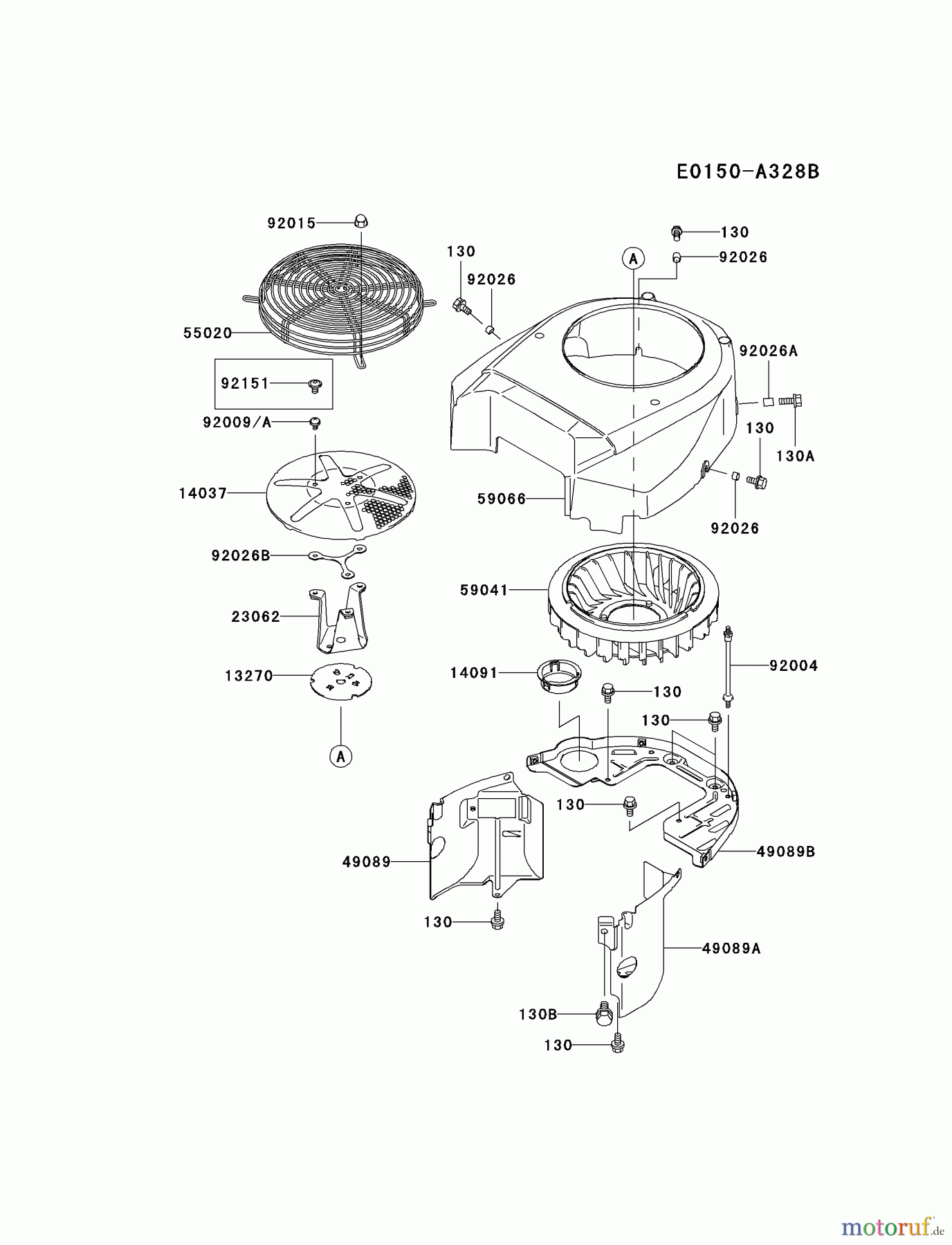  Kawasaki Motoren Motoren Vertikal FH641V - DS25 bis FS481V - BS13 FH680V-ES09 - Kawasaki FH680V 4-Stroke Engine COOLING-EQUIPMENT