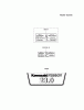 Kawasaki Motoren FH641V - DS25 bis FS481V - BS13 FH680V-CS23 - Kawasaki FH680V 4-Stroke Engine Ersatzteile LABEL