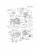 Kawasaki Motoren FH641V - DS25 bis FS481V - BS13 FH680V-ES27 - Kawasaki FH680V 4-Stroke Engine Ersatzteile CYLINDER/CRANKCASE #1