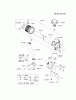 Kawasaki Motoren FH641V - DS25 bis FS481V - BS13 FH721V-BS40 - Kawasaki FH721V 4-Stroke Engine Ersatzteile AIR-FILTER/MUFFLER