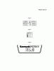 Kawasaki Motoren FH641V - DS25 bis FS481V - BS13 FH721V-CS08 - Kawasaki FH721V 4-Stroke Engine Ersatzteile LABEL