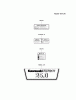 Kawasaki Motoren FH641V - DS25 bis FS481V - BS13 FH721V-ES24 - Kawasaki FH721V 4-Stroke Engine Ersatzteile LABEL