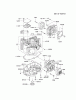 Kawasaki Motoren FH641V - DS25 bis FS481V - BS13 FH721V-ES28 - Kawasaki FH721V 4-Stroke Engine Ersatzteile CYLINDER/CRANKCASE