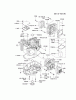 Kawasaki Motoren FH641V - DS25 bis FS481V - BS13 FH721V-ES13 - Kawasaki FH721V 4-Stroke Engine Ersatzteile CYLINDER/CRANKCASE