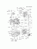 Kawasaki Motoren FH641V - DS25 bis FS481V - BS13 FH721V-FS27 - Kawasaki FH721V 4-Stroke Engine Ersatzteile CYLINDER/CRANKCASE