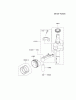 Kawasaki Motoren FH641V - DS25 bis FS481V - BS13 FJ180V-AS15 - Kawasaki FJ180V 4-Stroke Engine Ersatzteile PISTON/CRANKSHAFT