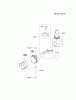 Kawasaki Motoren FH641V - DS25 bis FS481V - BS13 FJ180V-AS28 - Kawasaki FJ180V 4-Stroke Engine Ersatzteile PISTON/CRANKSHAFT